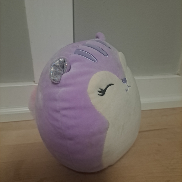 Squishmallows Lavender Cat with Rainbow Tail Plush – 10” - Picture 6 of 6